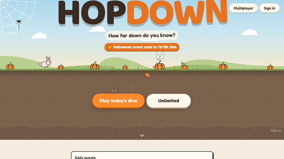 Hopdown gameplay screenshot
